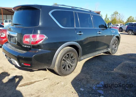 2017 Nissan Armada Platinum from USA, damaged, VIN JN8AY2NFXH9301117